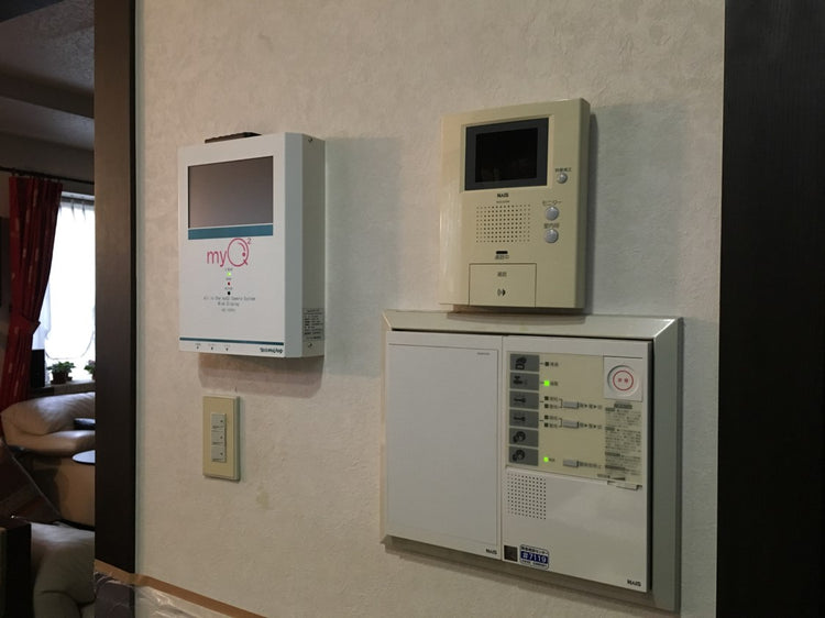 壁掛け一体型myQw標準セット(ドームカメラ2台付)