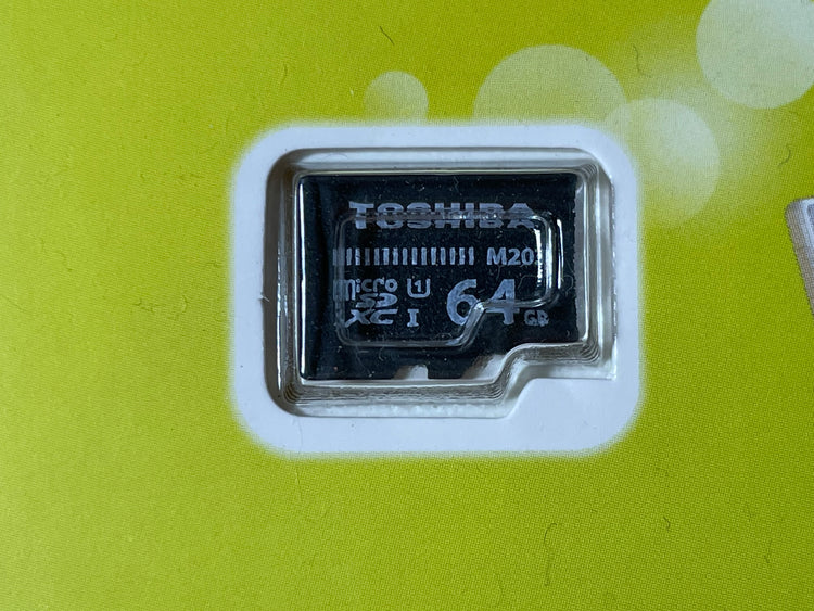 メモリーカード64GB TOSHIBA microSDHC_UHS-1_U1_