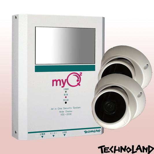 防犯カメラ”myQw”システム(カメラ４台付）
